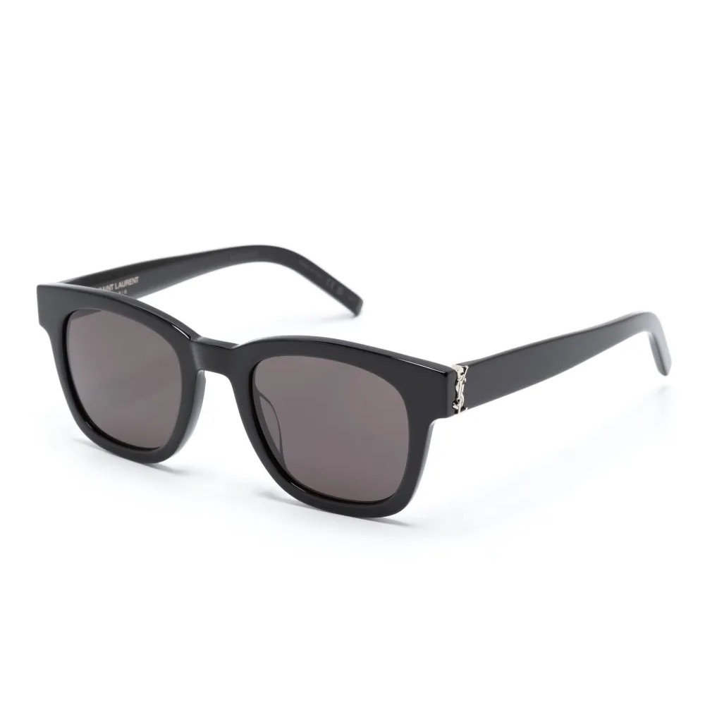 Brand New! YSL Saint Laurent Monogram Square Sunglasses Silver Hardware unisex - Picture 10 of 16